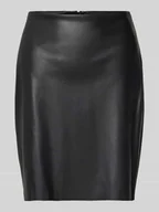 Spódnice - Spódnica mini z imitacji skóry model ‘DAGMAR’ - miniaturka - grafika 1