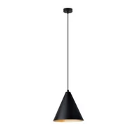 Lampy sufitowe - Rebel lampa wisząca 1xE27 czarna/złota 1271/1 - miniaturka - grafika 1