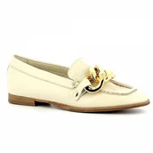 Mokasyny damskie - Damskie loafersy beżowe CARINII - Carinii - miniaturka - grafika 1