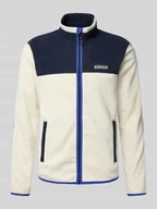 Bluzy męskie - Bluza rozpinana z nadrukiem z logo - miniaturka - grafika 1