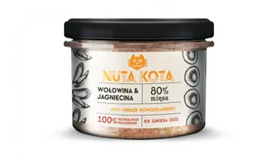 NUTA KOTA WOŁOWINA&JAGNIĘCINA 200g - Mokra karma dla kotów - miniaturka - grafika 1