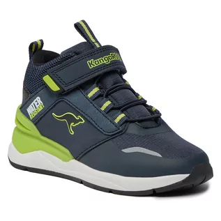 Buty dla chłopców - Trzewiki KangaRoos KD-Dose EV 18912-000-4054 Dk Navy/Lime - grafika 1