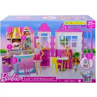 Domki dla lalek - Barbie Restauracja Zestaw wiek 3+ - miniaturka - grafika 1