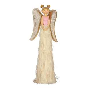 Figurka Anioł 54cm LED ręce nisko - Ozdoby bożonarodzeniowe - miniaturka - grafika 1
