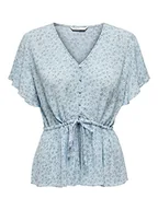 Koszulki i topy damskie - ONLY Damska koszulka Onlmalwina Life S/S WVN Noos - miniaturka - grafika 1