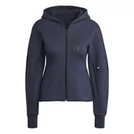 Bluzy damskie - adidas Damska bluza z kapturem w stylu Mv Sl Fz Hd, len, XL, Len, XL - miniaturka - grafika 1