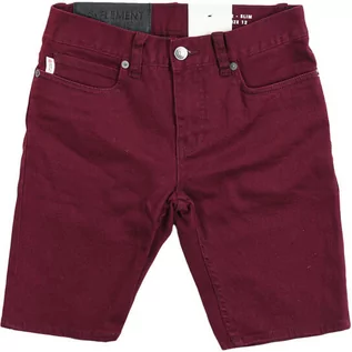 Spodnie i spodenki dla dziewczynek - Element E02 COLOR NAPA RED dziecięce spodenki jeansowe - 12 - grafika 1