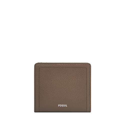 Fossil Logan damski portfel podróżny Bi-Fold, szary, szary, S