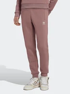 Spodnie sportowe męskie - adidas Spodnie dresowe adicolor Essentials Trefoil HK0105 Różowy Slim Fit - miniaturka - grafika 1