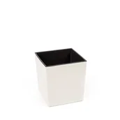 Donice - Doniczka JUKA 19 x 19 kremowy Lamela - miniaturka - grafika 1