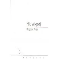 Poezja - Convivo Nic więcej Bogdan Prejs - miniaturka - grafika 1
