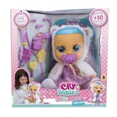 Lalki dla dziewczynek - Cry Babies Kristal Gets Sick&Feels Better Lalka Tm Toys - miniaturka - grafika 1