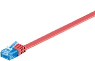 Kable miedziane - Goobay CAT6a U/UTP 2m kabel sieciowy Czerwony U/UTP (UTP) 96322 - miniaturka - grafika 1