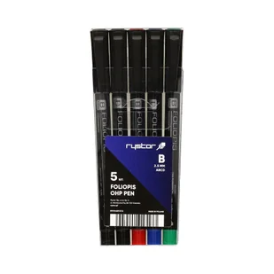 Rystor Foliopis permanentny FB25/AABCD 5szt - Foliopisy - miniaturka - grafika 3