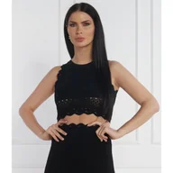 Koszulki i topy damskie - Patrizia Pepe Top | Cropped Fit - miniaturka - grafika 1
