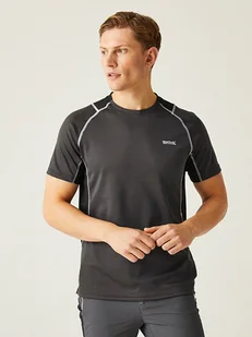 Regatta Koszulka funkcyjna "VirdaI V" w kolorze czarnym - Koszulki sportowe męskie - miniaturka - grafika 1