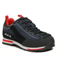 Buty trekkingowe męskie - Trekkingi Alpina Royal Vibram 627F-1 Blue - miniaturka - grafika 1