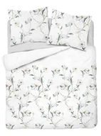 Pościel - Pościel z bawełny satynowej Home Satin, Detexpol, wzór kwiatowy, 220x200cm - miniaturka - grafika 1