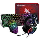 Myszki - EXTRALINK GAMING SET TF400 4IN1 LED KEYBOARD+MOUSE - miniaturka - grafika 1