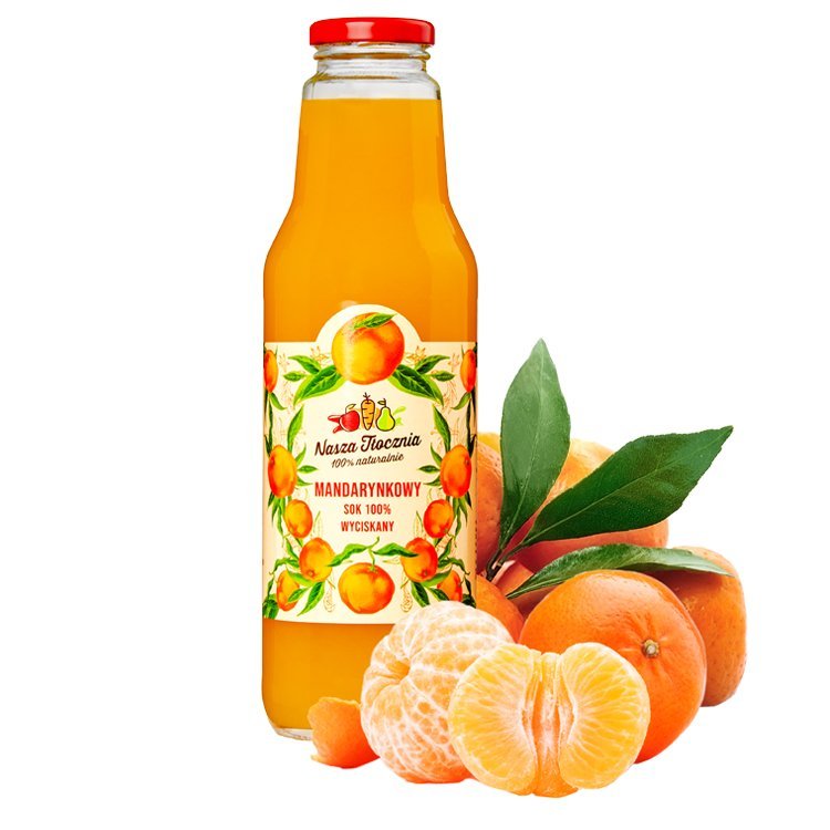 Sok 100% tłoczony Mandarynka 750ml