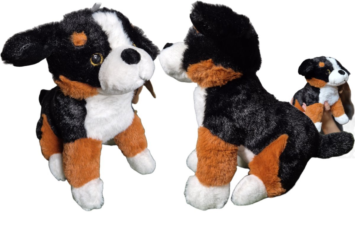 Maskotka Pluszowy PIES BERNEŃCZYK 30cm Pluszak Przytulanka Piesek Pieski