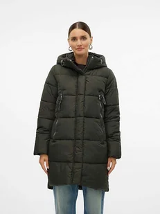 Vero Moda Płaszcz pikowany "Nova" w kolorze zielonym - Kurtki damskie - miniaturka - grafika 1