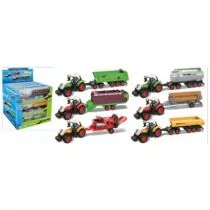 Norimpex Traktor metalowe z przyczepą w pud.  p12 NO-1000807 - Samochody i pojazdy dla dzieci - miniaturka - grafika 1