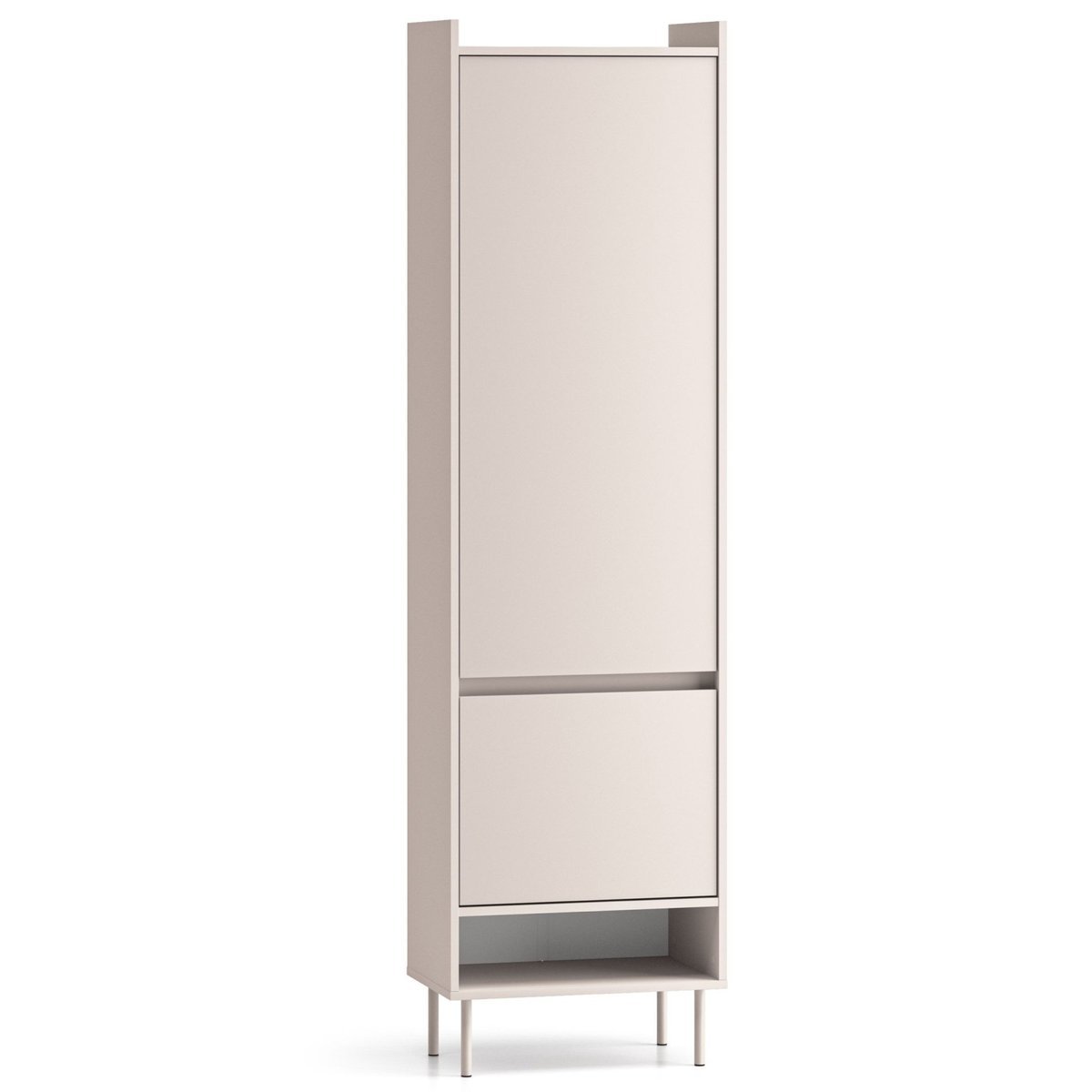 Szafa dwudrzwiowa Dioce 54 cm z drążkiem i półką Kaszmir