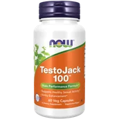 Witaminy i minerały - Now® Foods NOW TestoJack 100, 60 kapsułek roślinnych - miniaturka - grafika 1