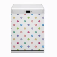 Dekoracje domu - Mata Bluedecor Magnes na zmywarkę, Kolorowe Kropki 60x80 - miniaturka - grafika 1