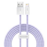 Kable USB - Baseus Kabel USB do Lightning Dynamic 2.4A 2m Fioletowy) - miniaturka - grafika 1