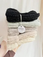 Czapki damskie - Bestseller wełniana czapka Lily 100% wełna handmade ręcznie robiona - miniaturka - grafika 1