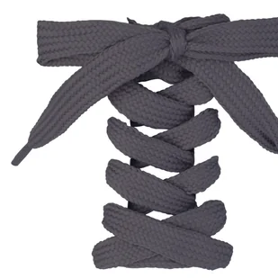 Sznurówki płaskie szare do adidasów sznurowadła płaskie grafitowe dł 75cm - Akcesoria obuwnicze - miniaturka - grafika 1