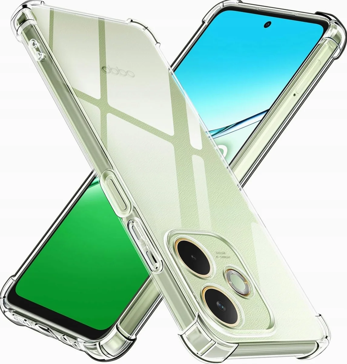 ETUI SILIKONOWE PRZEZROCZYSTE OBUDOWA OCHRONNA TELEFON ELASTYCZNE NAROŻNIKI