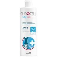 Kosmetyki kąpielowe dla dzieci - CUDOCELL Baby Derm 3w1 żel do mycia, szampon i płyn do kąpieli, 180ml - miniaturka - grafika 1