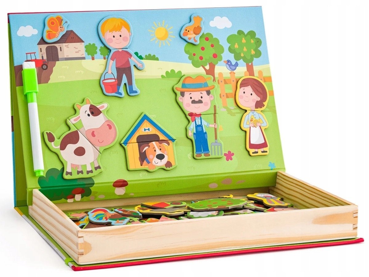 WOODYLAND Pud.z magnet.kształt.Farma 92150 21508