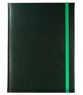 Notesy i bloczki - Notes książkowy A4 Pari ZIELONY gumka zamykająca seledynowa, notatnik - miniaturka - grafika 1
