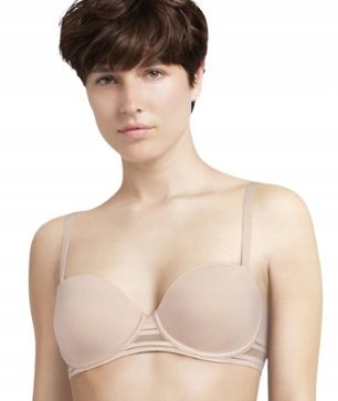 PASSIONATA BIUSTONOSZ DAMSKI BEŻOWY GŁADKI 75A JGN