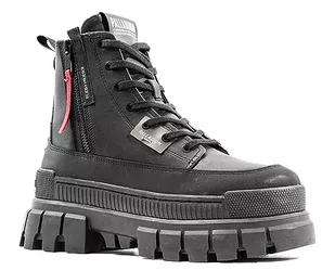 Palladium Revolt Boot Zip LTH, trampki damskie, czarny/czarny, 39 EU, czarny, 39 EU - Trampki damskie - miniaturka - grafika 1