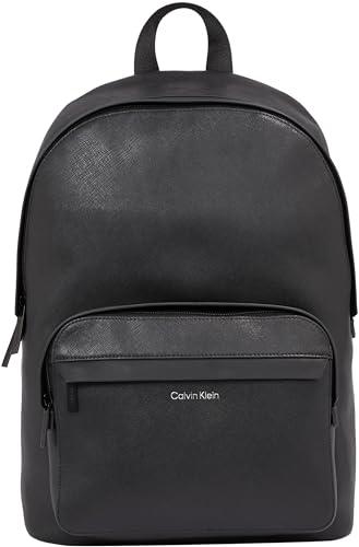 Calvin Klein Męski plecak Must Campus BP, Ck Black Saffiano, OS, Ck Black Saffiano, Rozmiar Uniwersalny