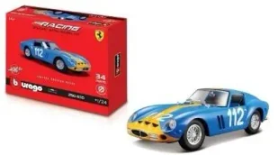 Ferrari Racing Kit 250 Gto Blue #112 1:24 BBURAGO - Samochody i pojazdy dla dzieci - miniaturka - grafika 1