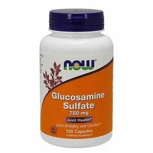 Now Foods NOW FOODS Glukozamina Sulfate 750mg 120 kaps. NW8777 - Stawy, mięśnie, kości - miniaturka - grafika 1