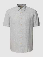 Koszule męskie - Koszula casualowa ze wzorem w paski i kołnierzykiem typu button down - miniaturka - grafika 1