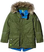 Kombinezony dla dzieci - Regatta Boys capton Waterproof wyściółka Switchable FUR Trim parka Jacket - RKP168 3QE034 - miniaturka - grafika 1