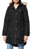 Kurtki damskie - Kurtka damska Vero Moda Expedition Track zimowa parka czarna-S - miniaturka - grafika 1