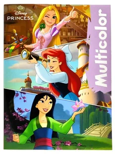 Kolorowanka Disney Księżniczki - 32 strony - Kolorowanki, wyklejanki - miniaturka - grafika 1