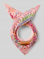 Apaszki i szaliki damskie - Bandana z kwiatowym nadrukiem na całej powierzchni - miniaturka - grafika 1