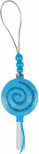 Ozdoby bożonarodzeniowe - Zawieszka Zakręcony lizak niebieski - 1 szt. - miniaturka - grafika 1