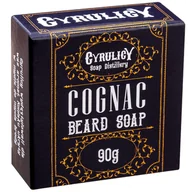 Kosmetyki i akcesoria do pielęgnacji brody - Cyrulicy, mydło do brody Cognac, 90g - miniaturka - grafika 1