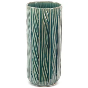 Wazon Ceramiczny Rea 12X12X28 Zielony - Wazony i flakony - miniaturka - grafika 1